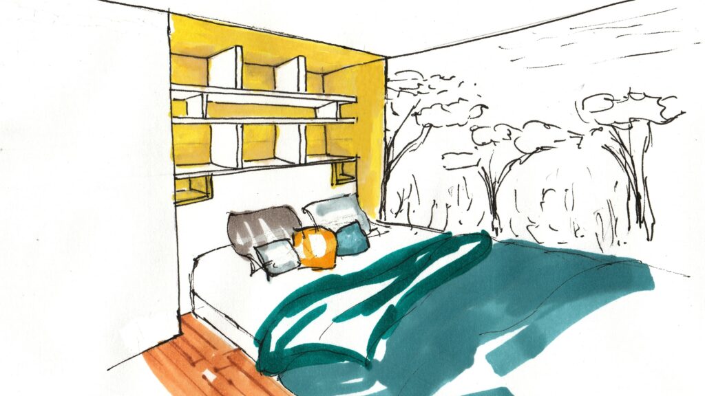 Chambre Louis dessin